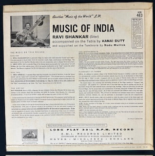 International: Shankar, Ravi - Music of India (JK)