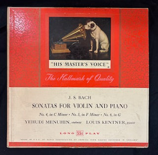 International: Kentner, Louis; Menuhin, Yehudi - Sonatas for Violin and Piano - Bach (JK)