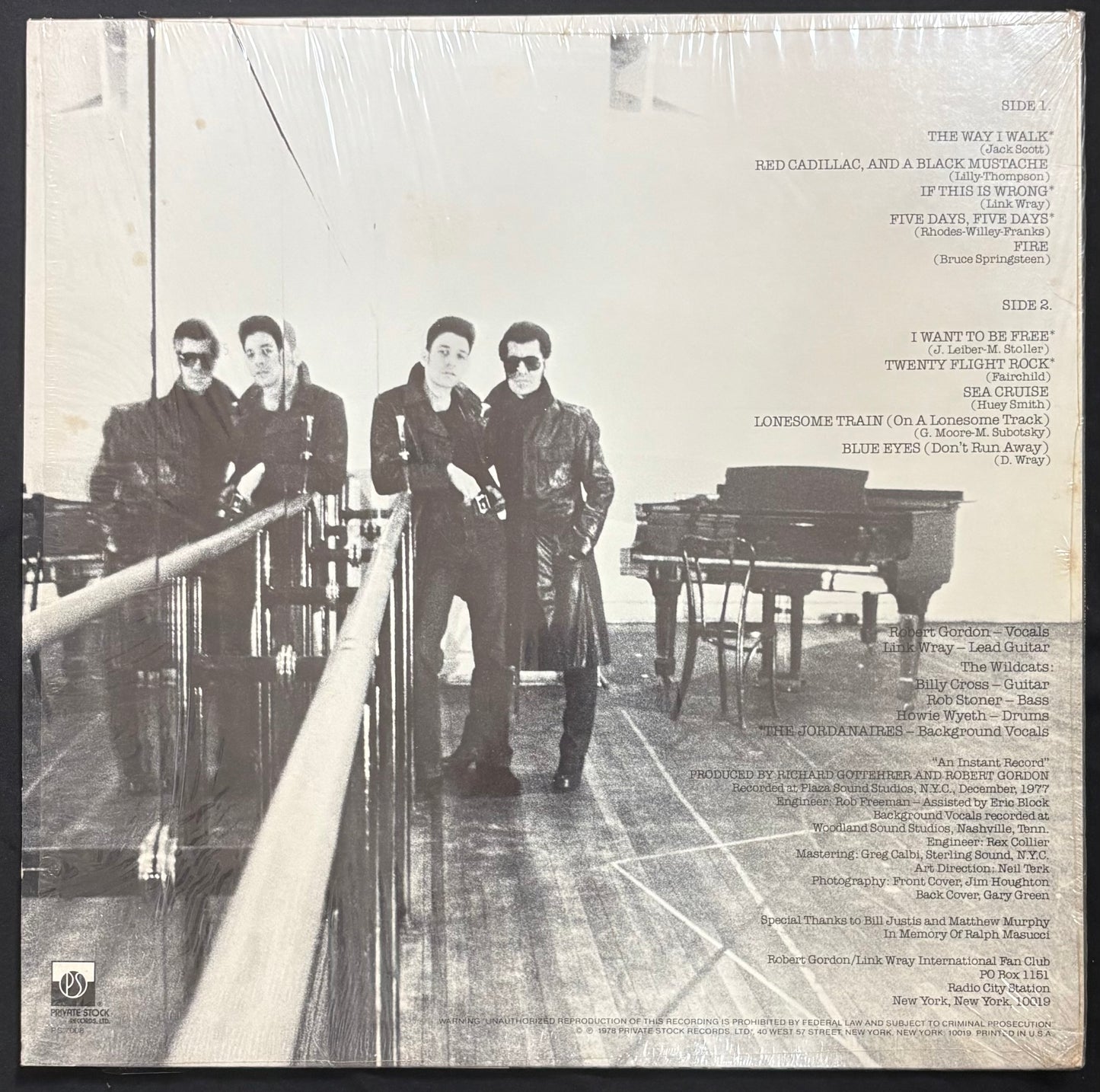 Gordon, Robert - Robert Gordon w/ Link Wray  - Fresh Fish Special (JK)