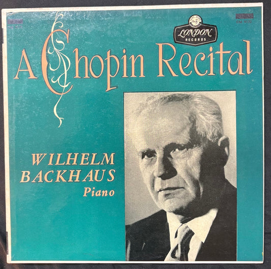 International: Chopin - Wilhelm Backhaus - A Chopin Recital (JK)