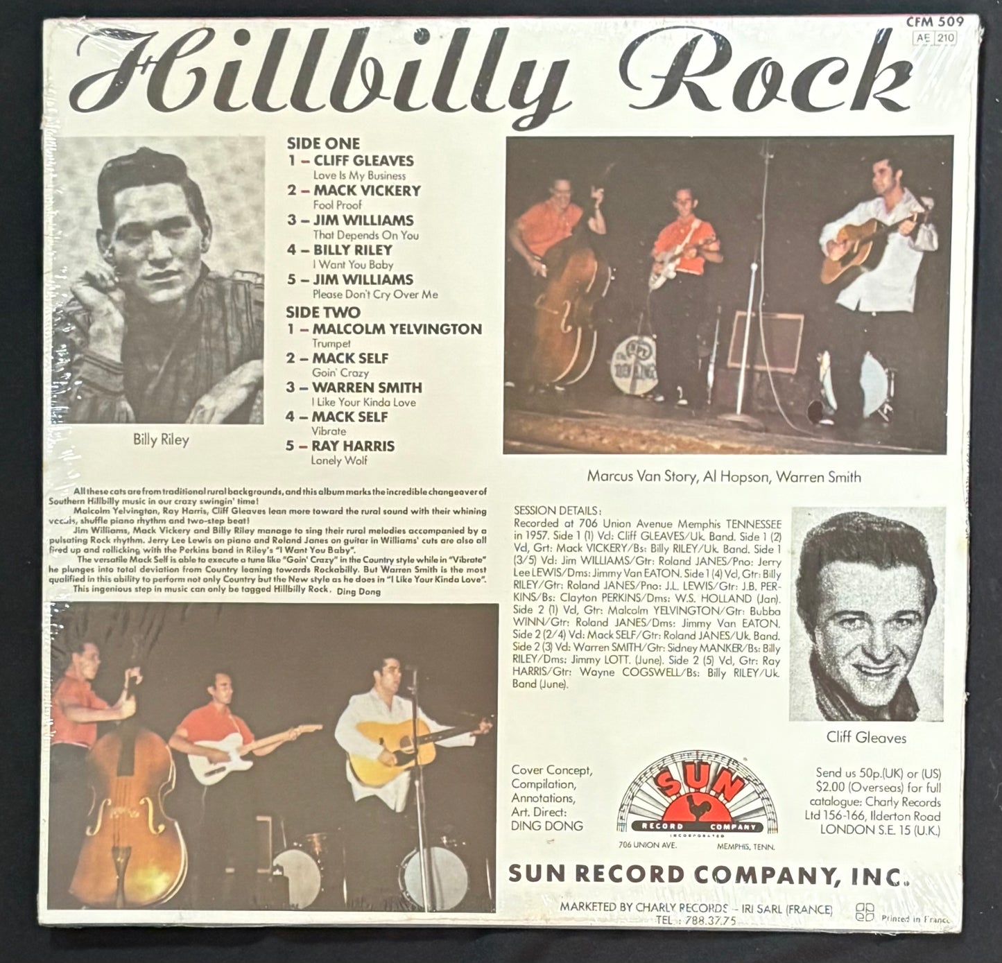 10” Compilation - Hillbilly Rock (JH)