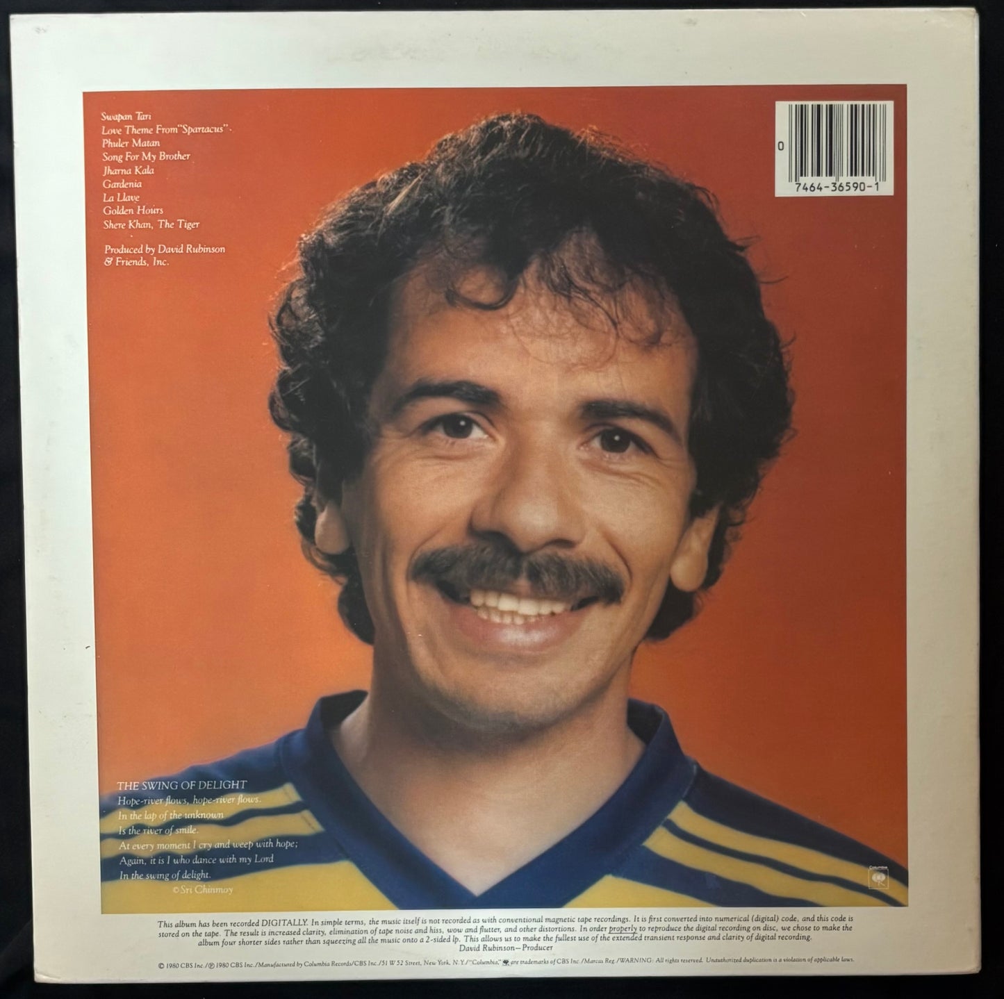 Santana, Devadip Carlos  - The Swing Of Delight (JH)