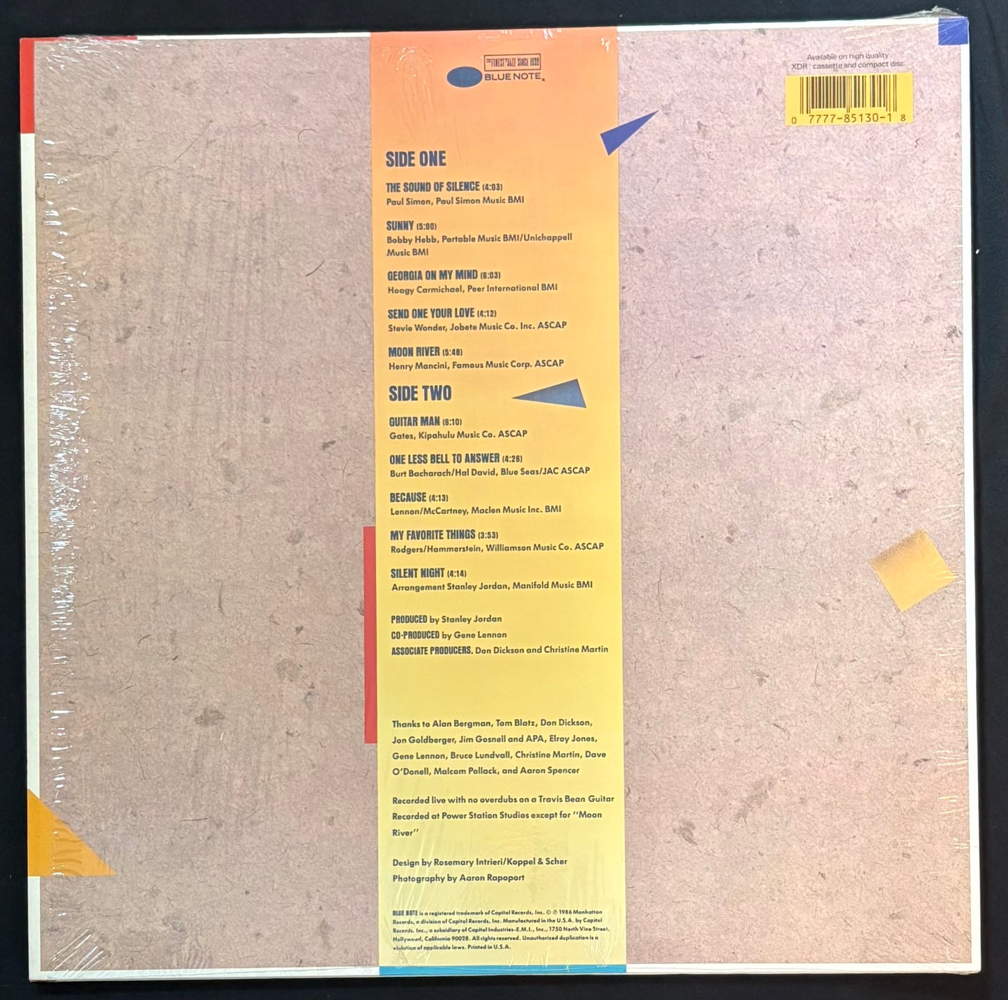 Jordan, Stanley - Standards Volume 1 (JH)