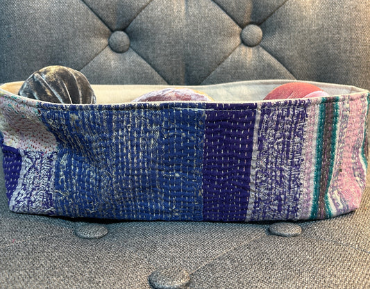 Basket: Vintage Kantha Large