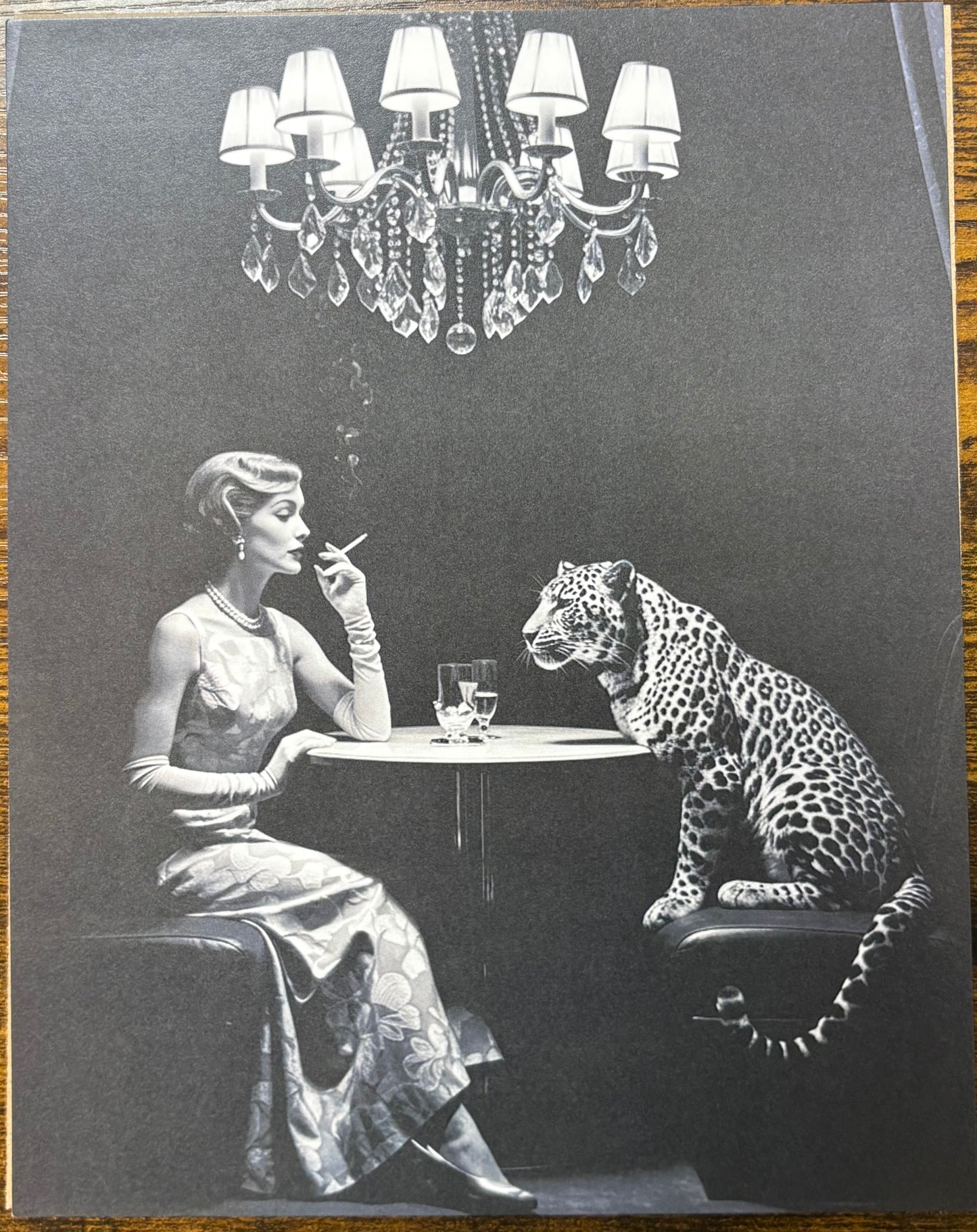 Art Print: Vintage 1960's Leopard Print