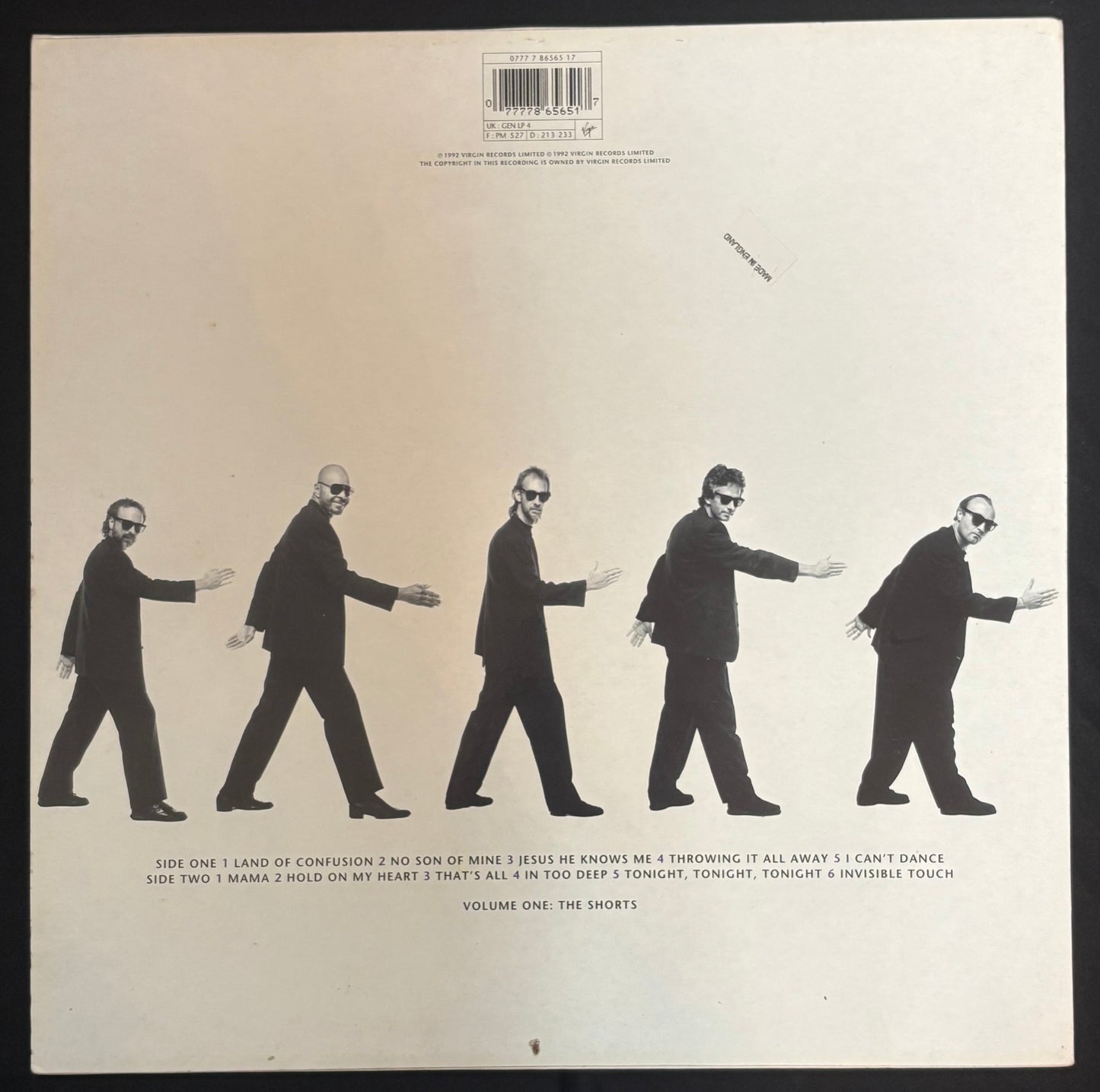 Genesis - Live, The Way We Walk (Volume One: The Shorts) (JH)
