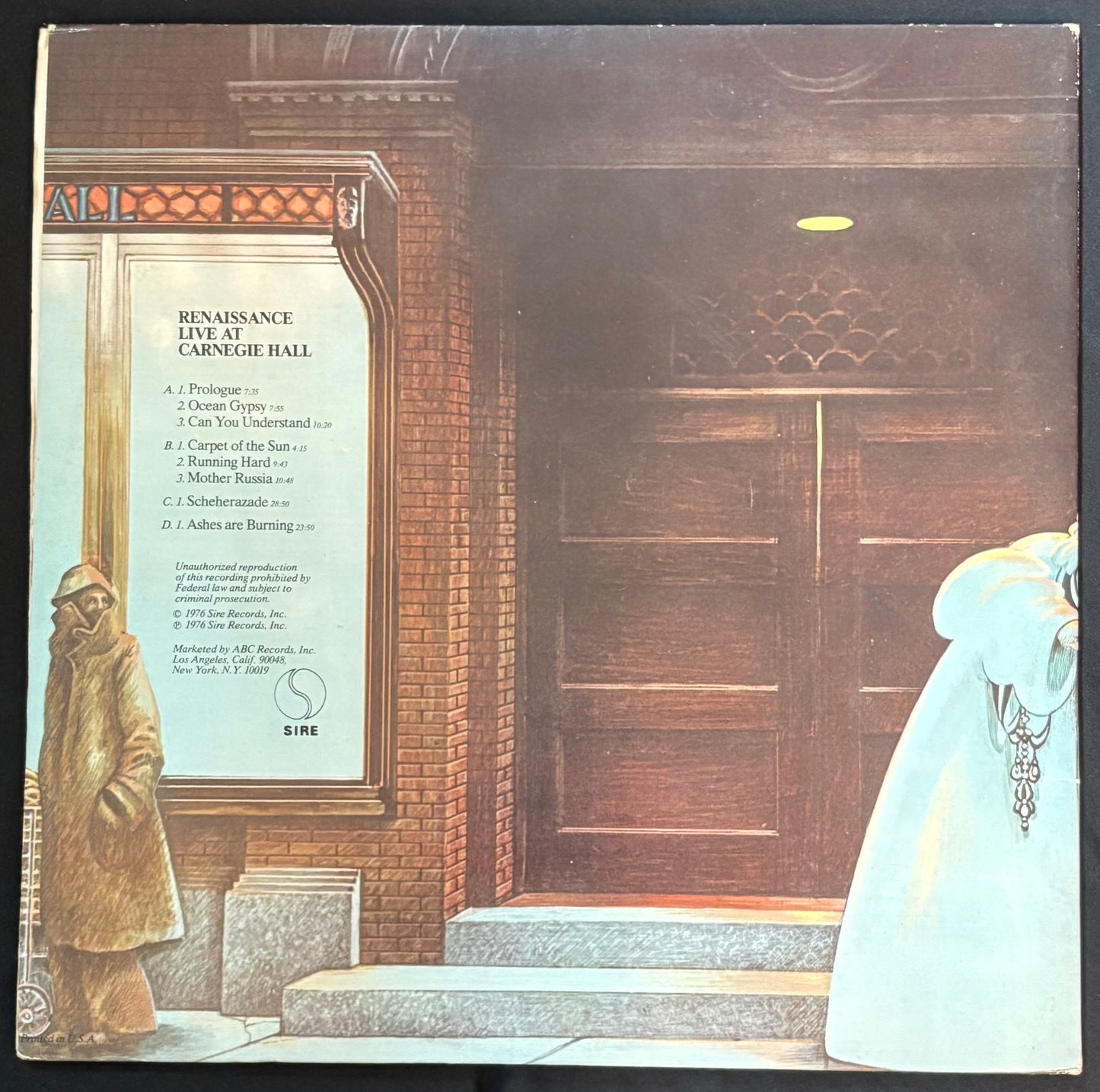 Renaissance - Live At Carnegie Hall (JH)