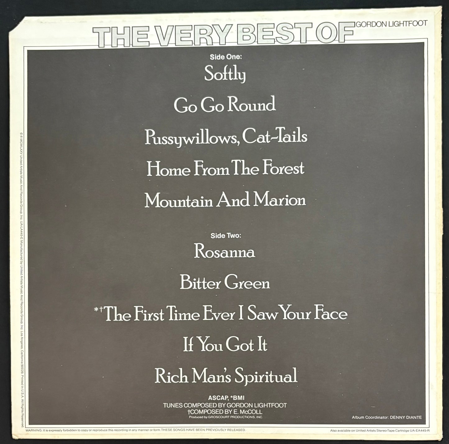 Lightfoot, Gordon - The Very Best Of Gordon Lightfoot Vol. 2 (JH)