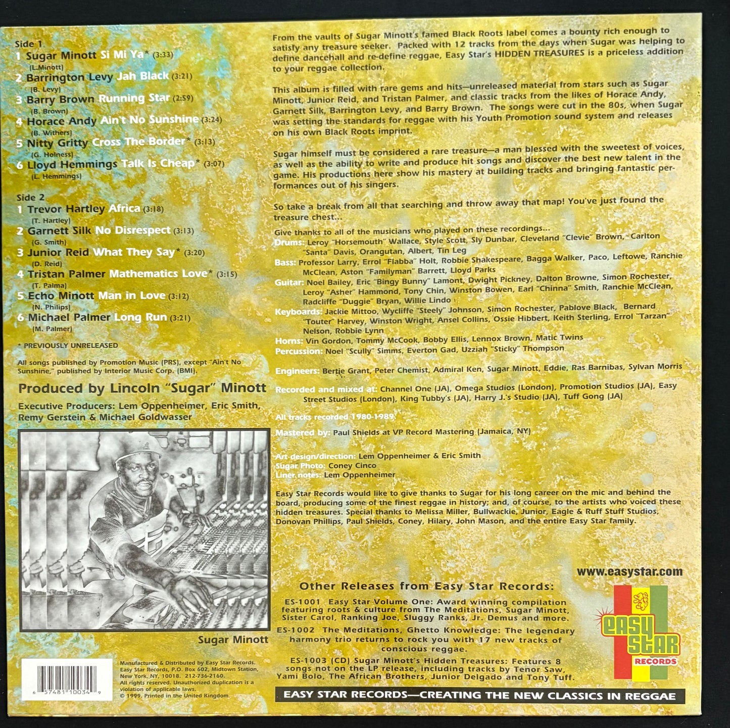 Compilation: Sugar Minott’s Hidden Treasures  (JH)