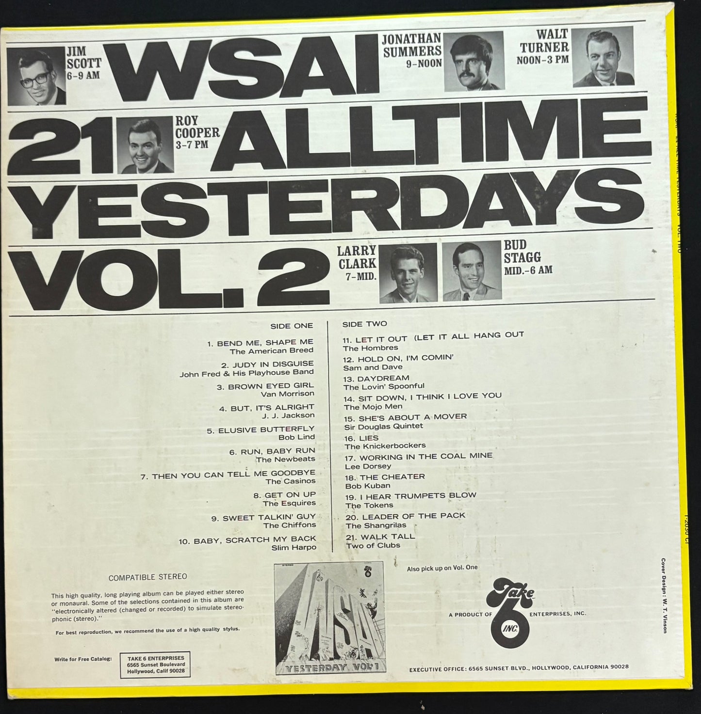Compilation: WSAI Radio All Time Yesterdays Vol II  (JH)