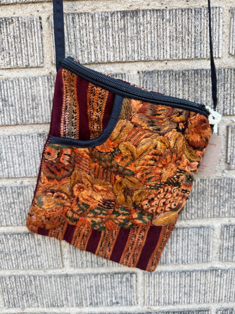 Bags: Recycled Huipile Passport Bag