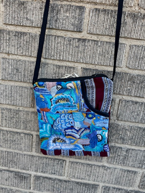 Bags: Recycled Huipile Passport Bag