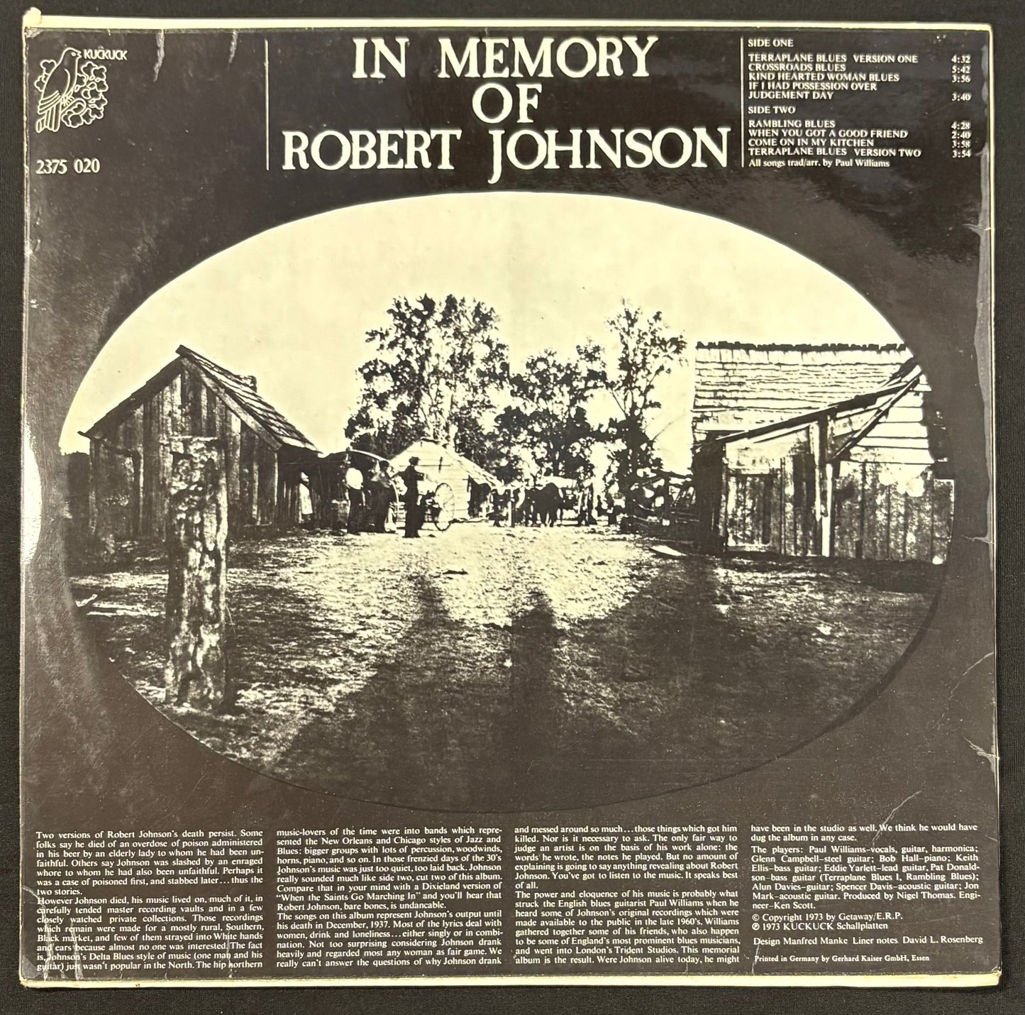 Paul Williams and Friends - In Memory Of Robert Johnson R.I.P (JK)