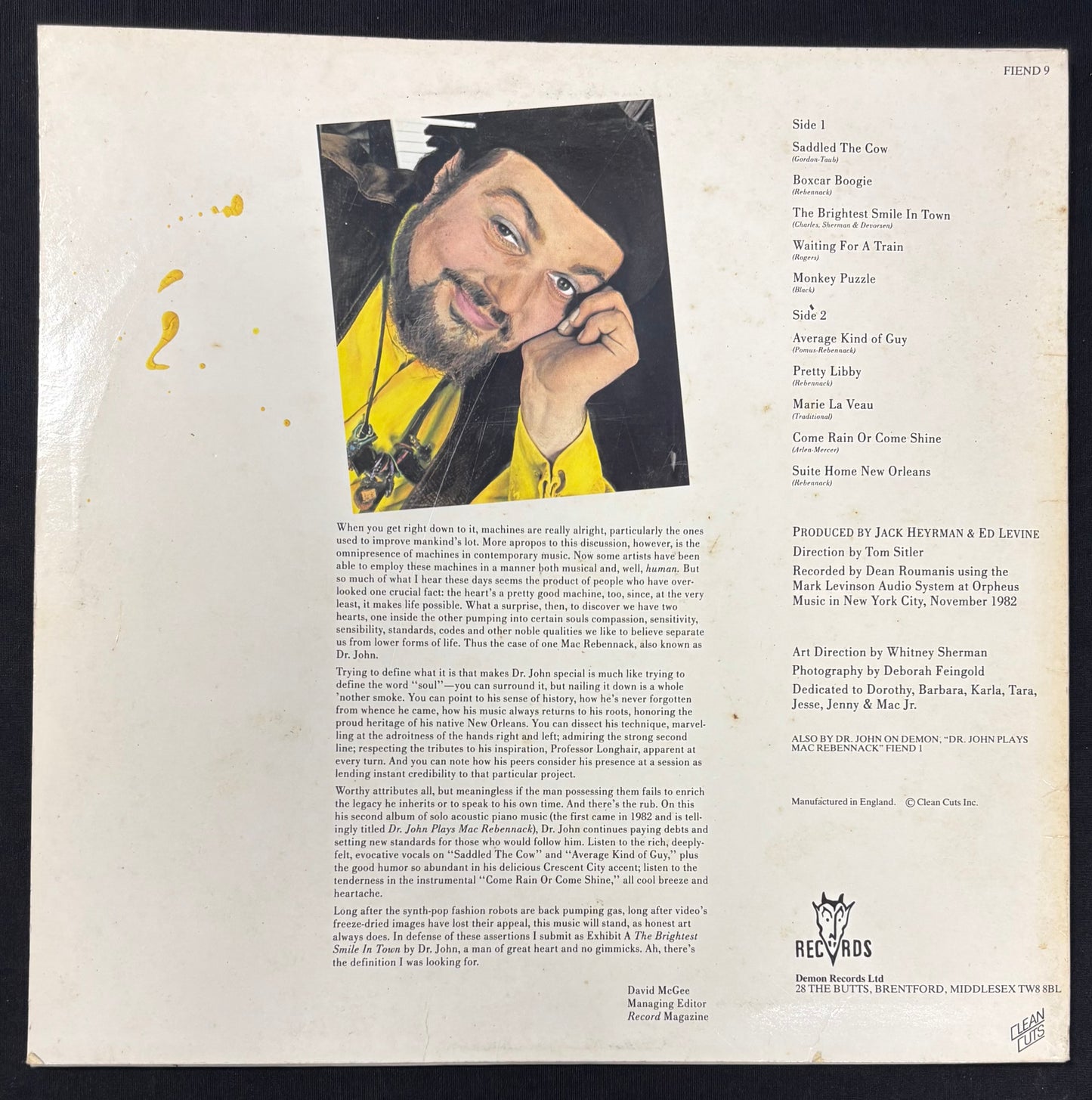 Dr. John - The Brightest Smile in Town (JK)