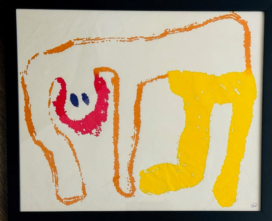 Malles Meje: Original Art Entitled: Bent Over