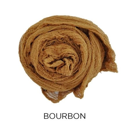 Scarf: Small 100% Crinkled Cotton (Various Colors)