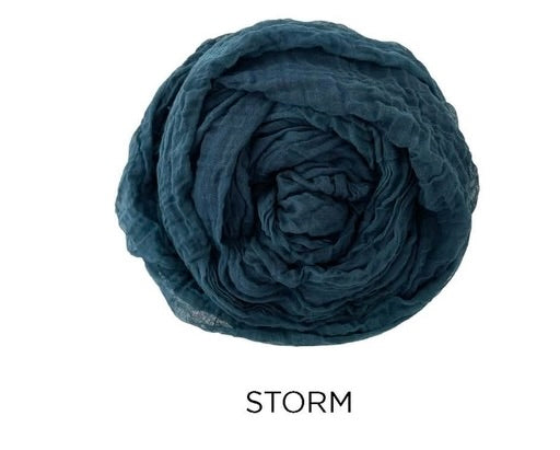 Scarf: Giant 100% Crinkled Cotton