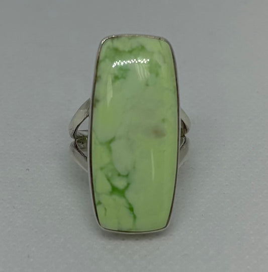 Rings: Lemon Chrysoprase