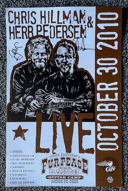 FPS - 10/30/2010 Chris Hillman & Herb Pedersen (SIGNED)