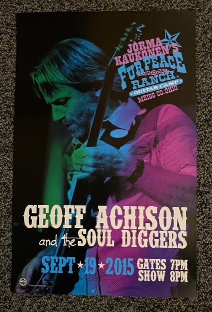 FPS - 09/19/2015 Geoff Achison and the Soul Diggers (UNSIGNED)