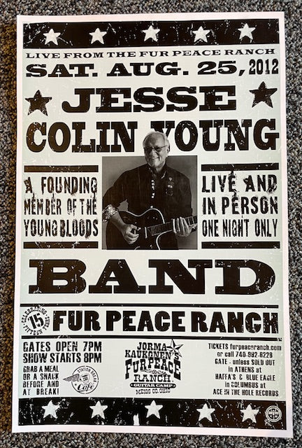 FPS - 08/25/2012 Jesse Colin Young Band (UNSIGNED)