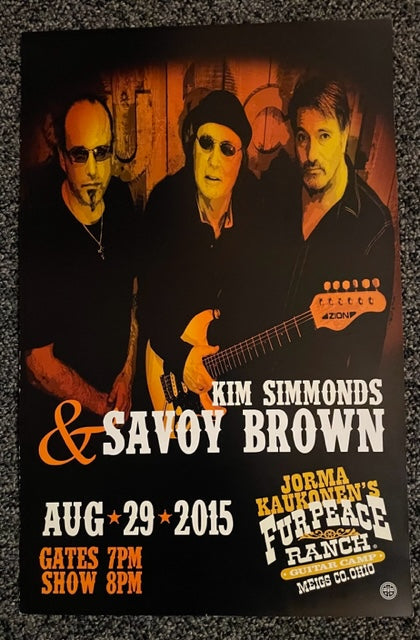 FPS - 08/29/2015 Kim Simmonds & Savoy Brown (UNSIGNED)