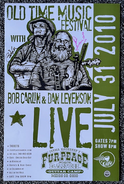 FPS - 07/31/2010 Old Time Music Festival With Bob Carlin & Dan Levenson (SIGNED)