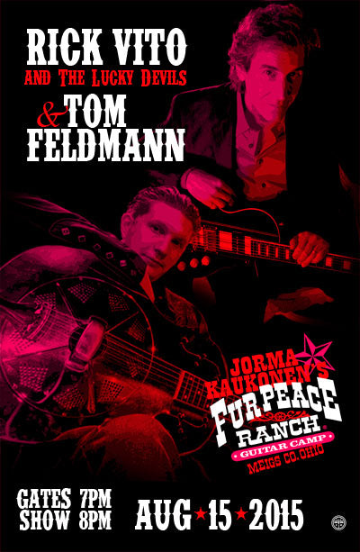 FPS - 08/15/2015 Rick Vito & The Lucky Devils & Tom Feldmann (SIGNED)