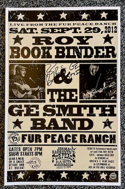 FPS - 09/29/2012 Roy Book Binder & The GE Smith Band (SIGNED)