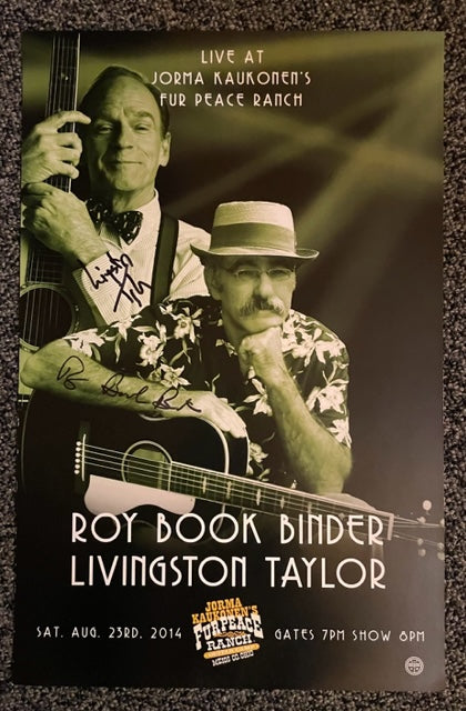 FPS - 08/23/2014 Roy Book Binder & Livingston Taylor (SIGNED)