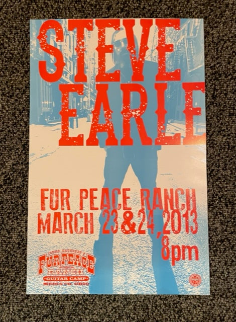 FPS - 03/23&24/2013 Steve Earle (UNSIGNED)