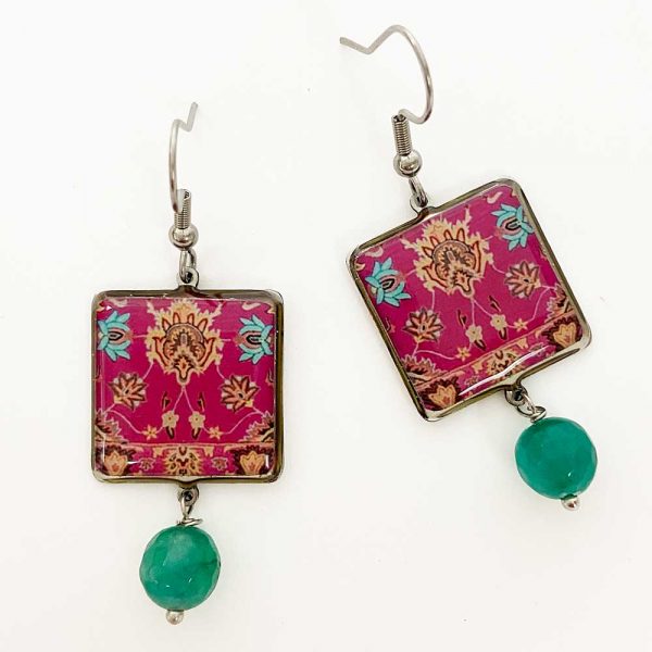 Earrings: Resin/Stainless Steel (Various Designs)