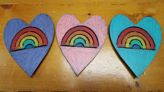 Magnet: Pride Heart (Various Colors)