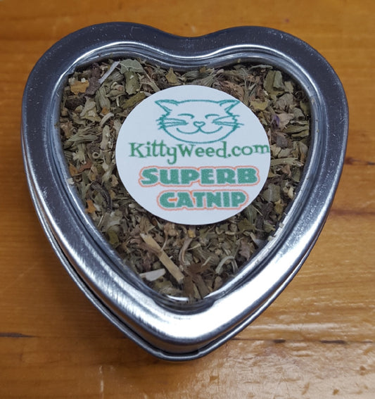 KittyWeed® - Loose Herb in Heart Tin (Magnet)