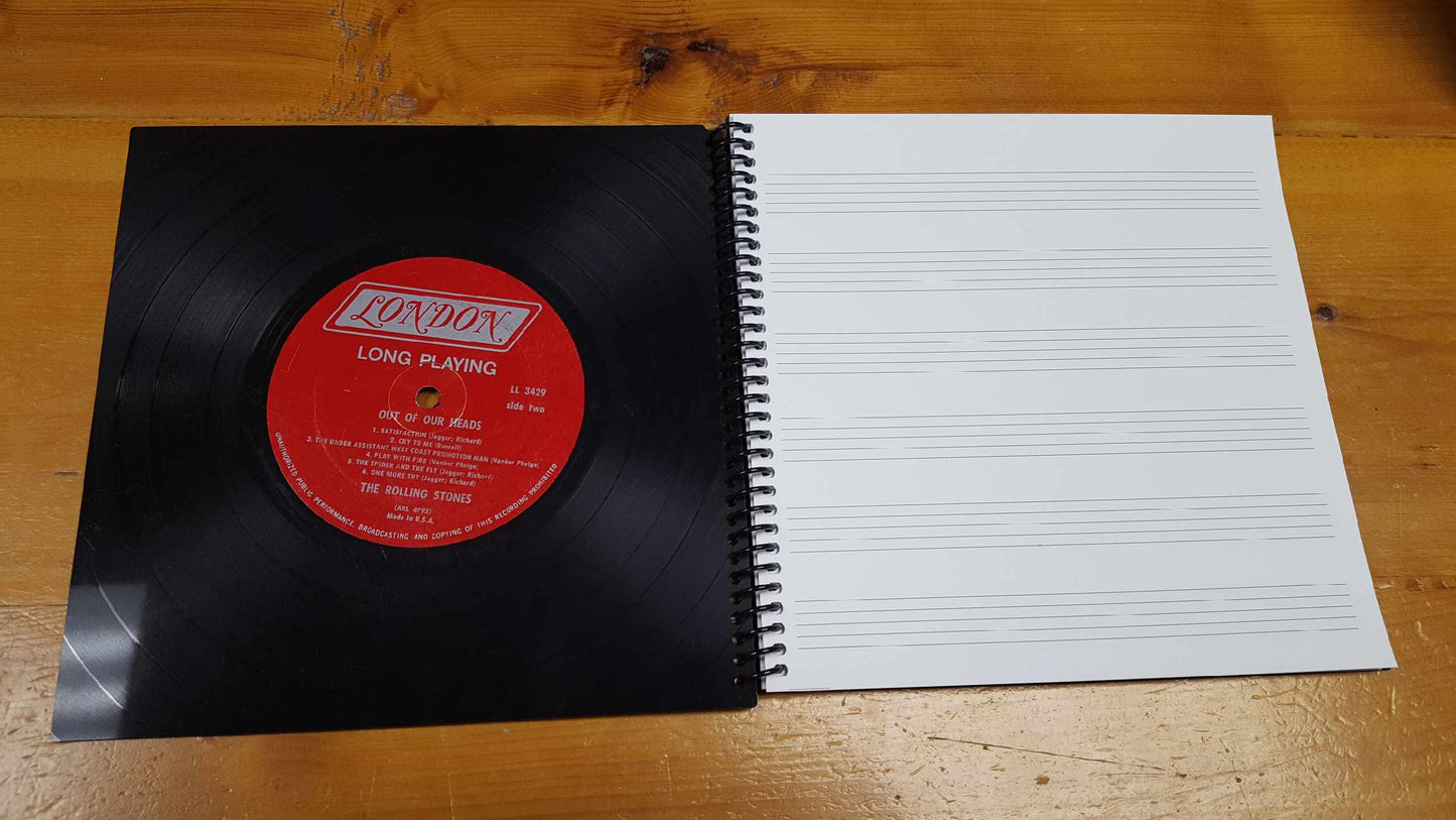 Journals: Vinyl Record Music Composition Book (Various Artists)
