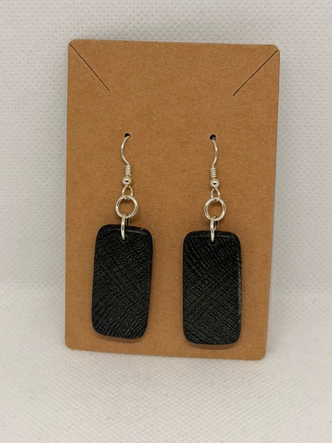 Earrings: Locally Salvaged Wood (Various)