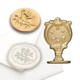 Sealing Wax Stampers: Florentine Brass (four varieties)