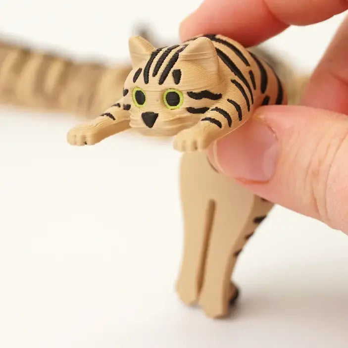 3D Printed Fidget Cats: (Various Colors)