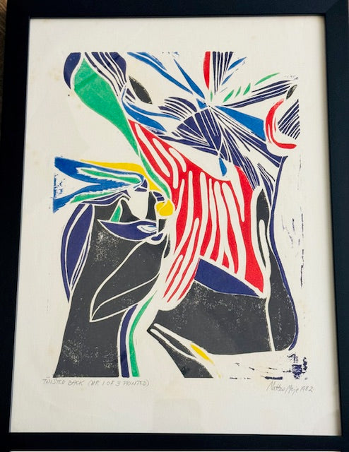 Malles Meje: Original Art Entitled: Twisted Back