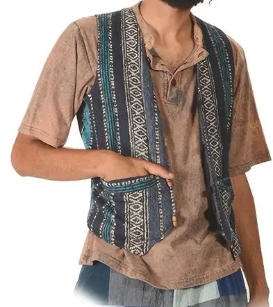 Vest: Brushed Gheri Vest w/pockets
