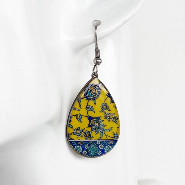 Earrings: Resin/Stainless Steel (Various Designs)