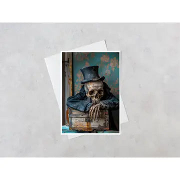 Cards: Top Hat Skeleton