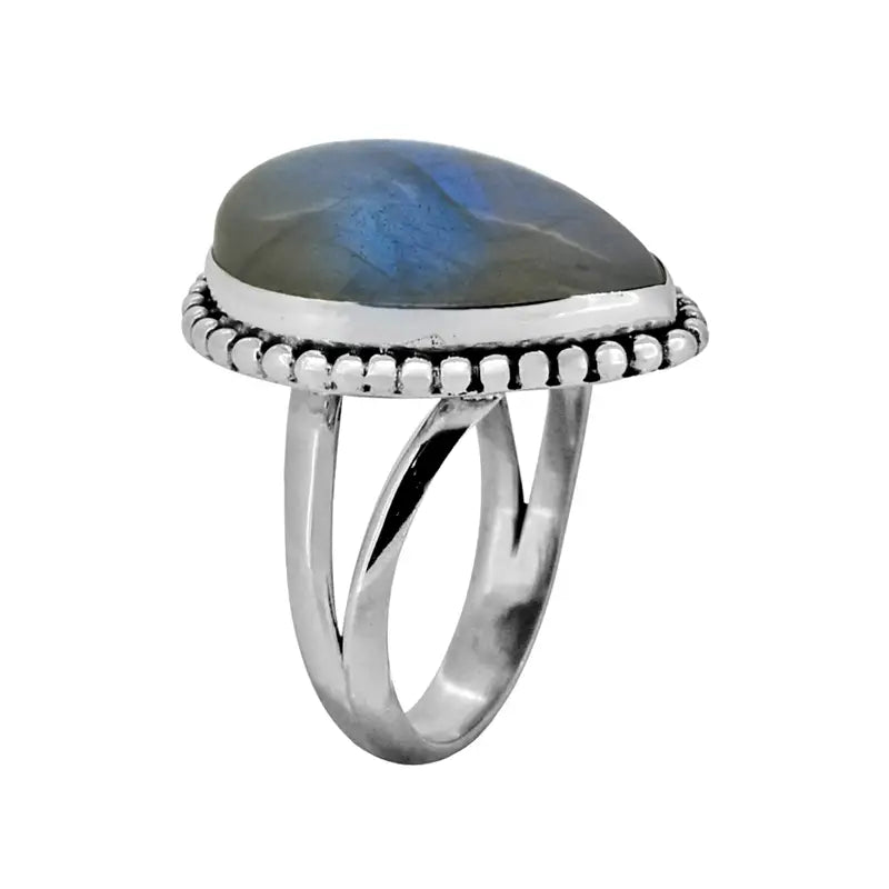 Rings: Sterling Silver Labradorite
