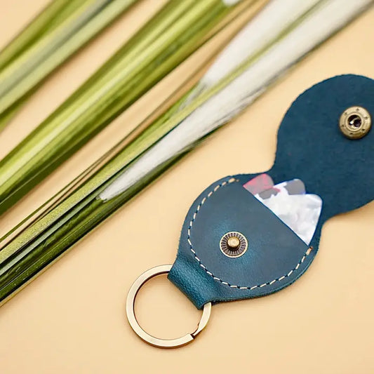 Keychain: Guitar Pick Holder (Three Colors)