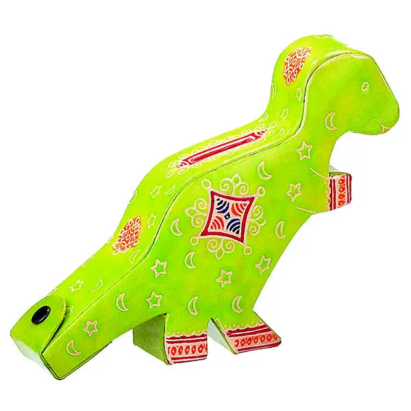 Bank: Leather Dinosaur