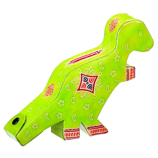 Bank: Leather Dinosaur