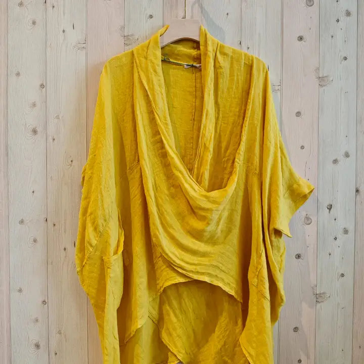 Blouse: Oversized Linen (Three Colors)