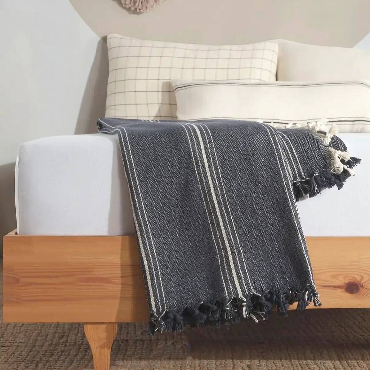 Blanket: 100% Cotton Throw (Three Designs/Colors)