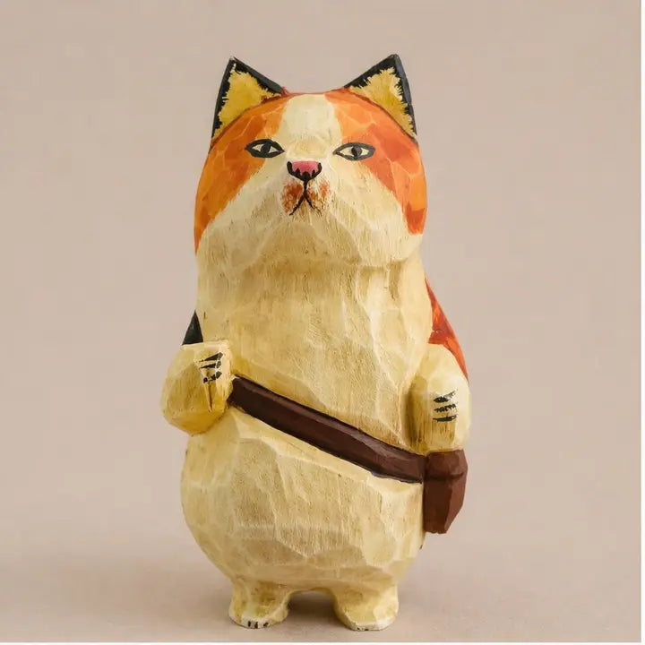 Wooden Cats: Three Designs