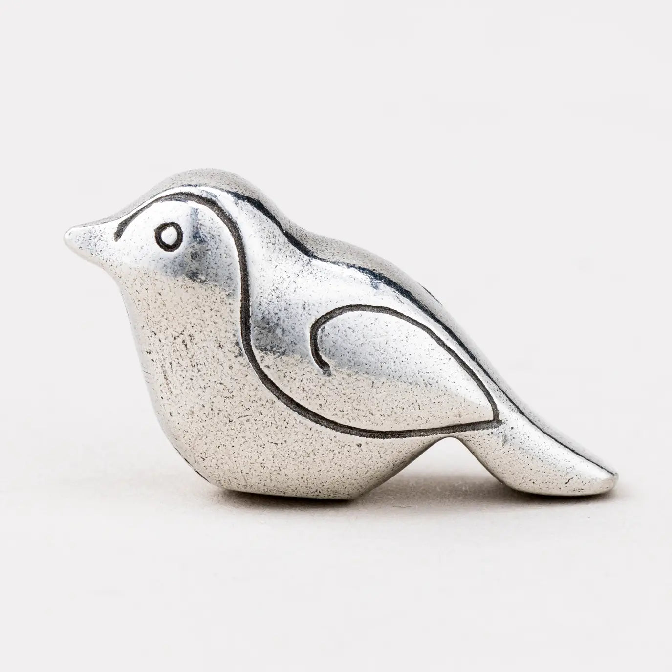 Pewter Netsuke Charms: Bird or Rabbit